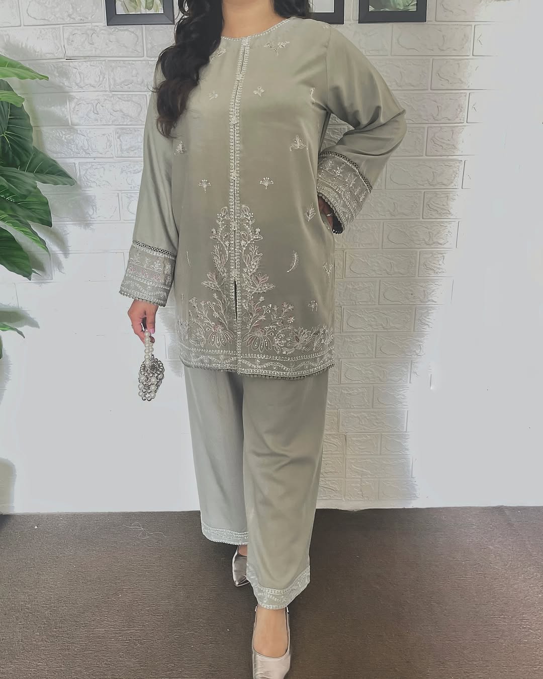 Jennifer 2PC Lawn Embroidered