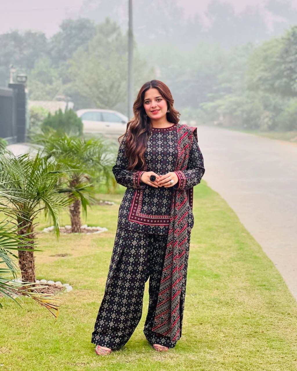 Sehar 3-Pc Printed