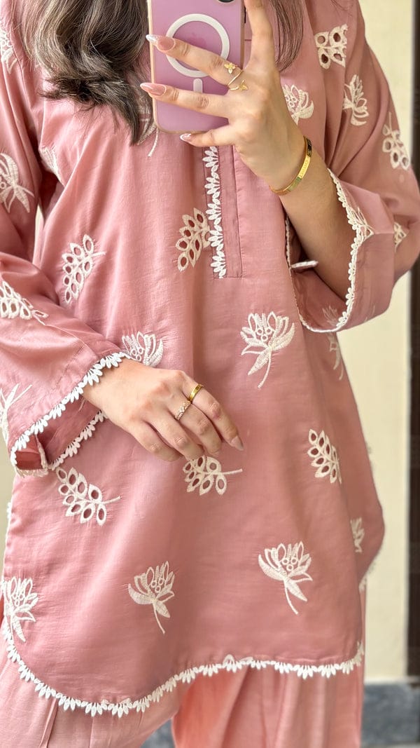 Ocean sky embroidered Co_ord