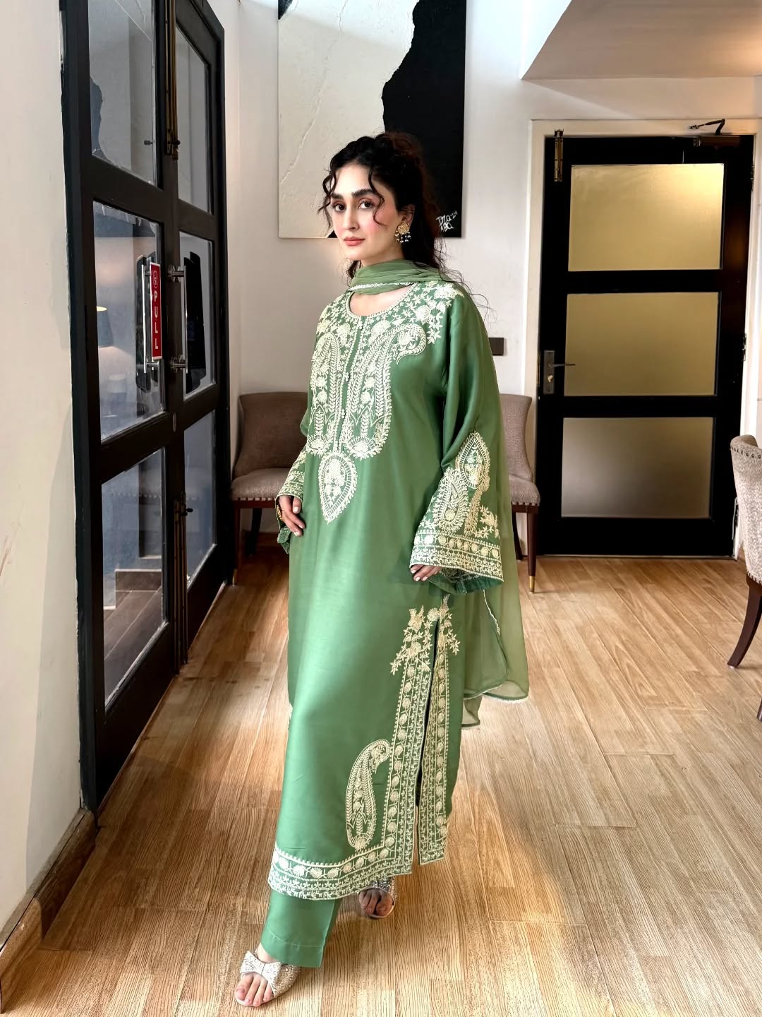 Afreen Embroidered 3pc