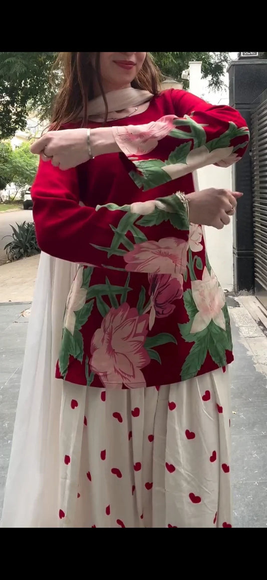 Red Rose Co-ord