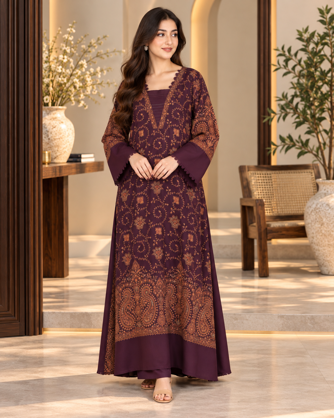 Mirha Kaftan 2pc
