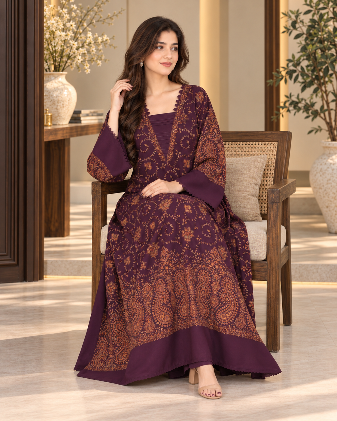 Mirha Kaftan 2pc