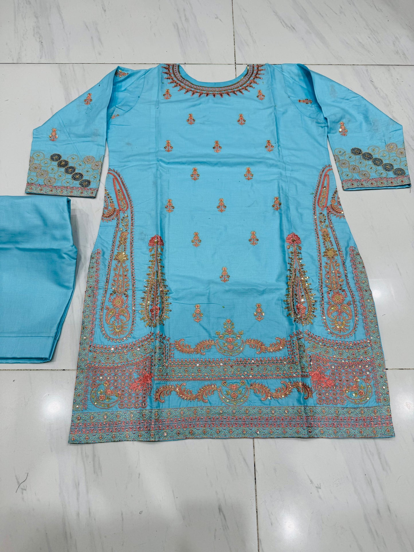 Embroidered Cotton 2pc