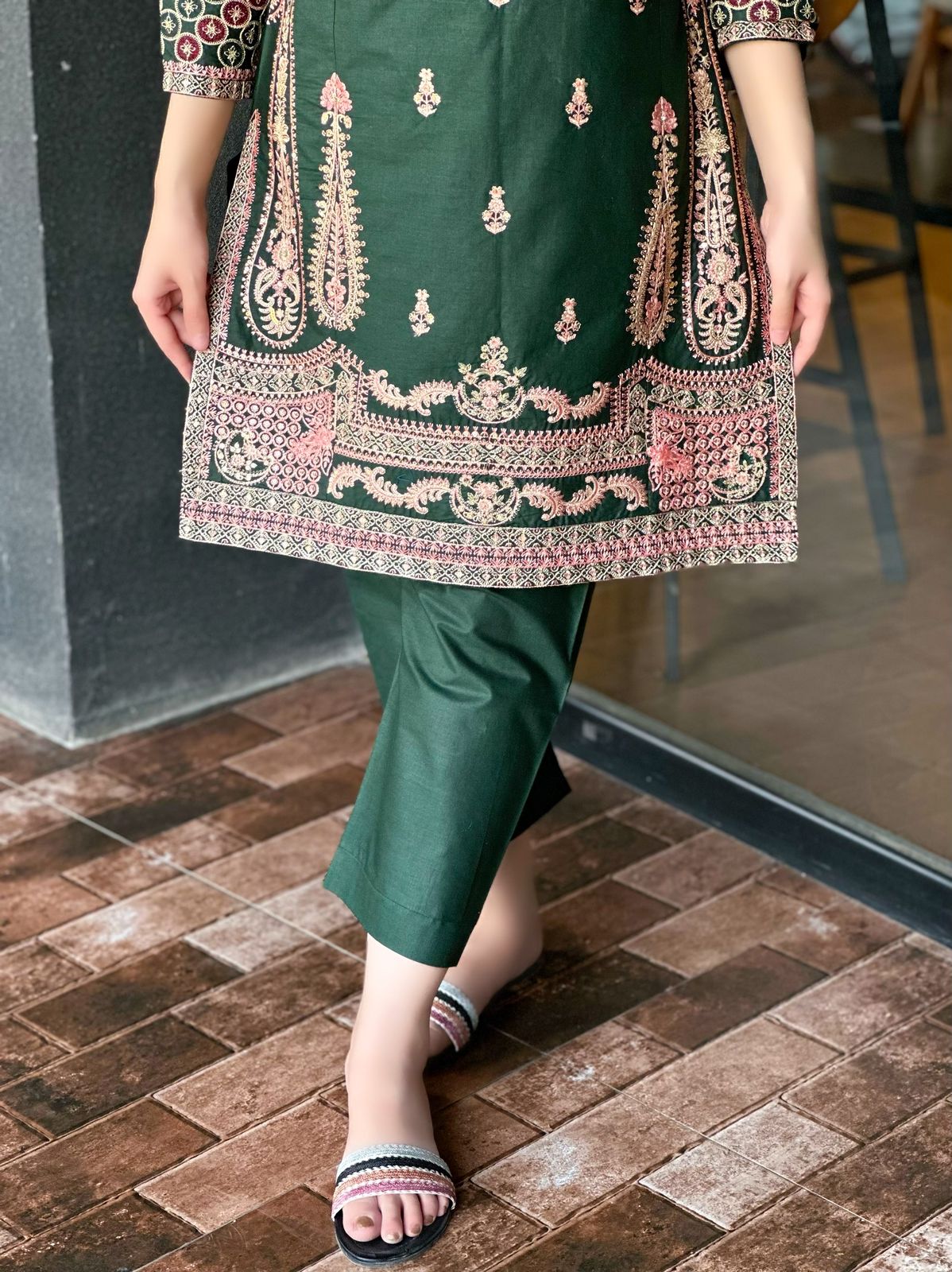 Embroidered Cotton 2pc