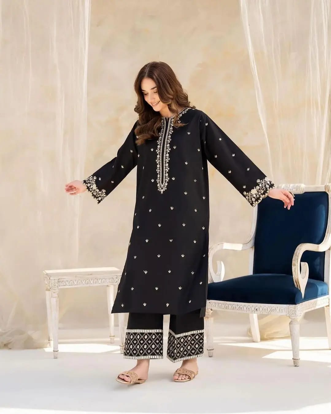 Jardan Daga embroidered 2pc