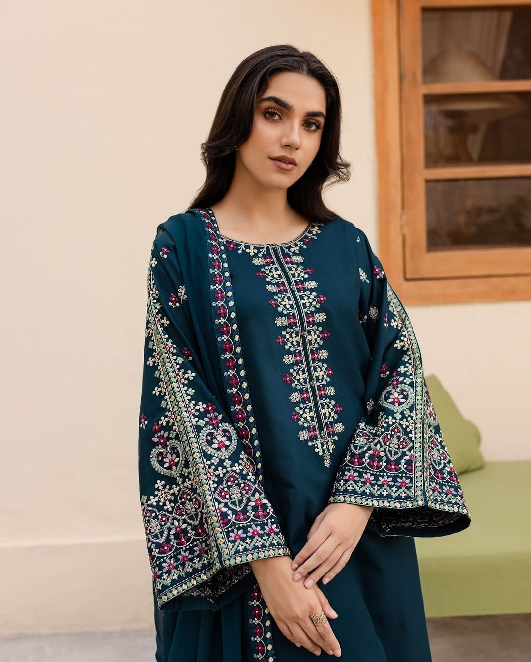 Aadab Embroidered 3pc