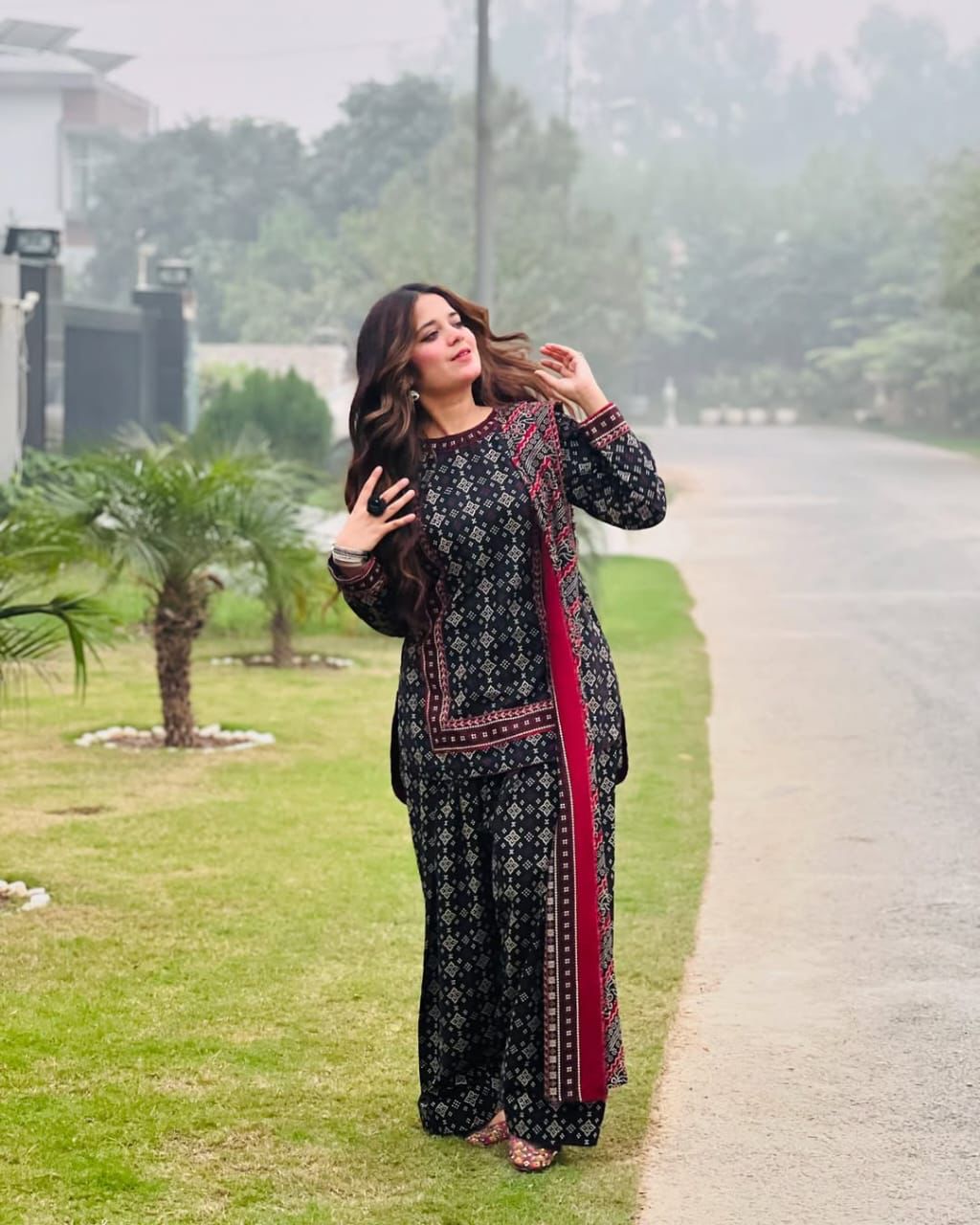 Sehar 3-Pc Printed