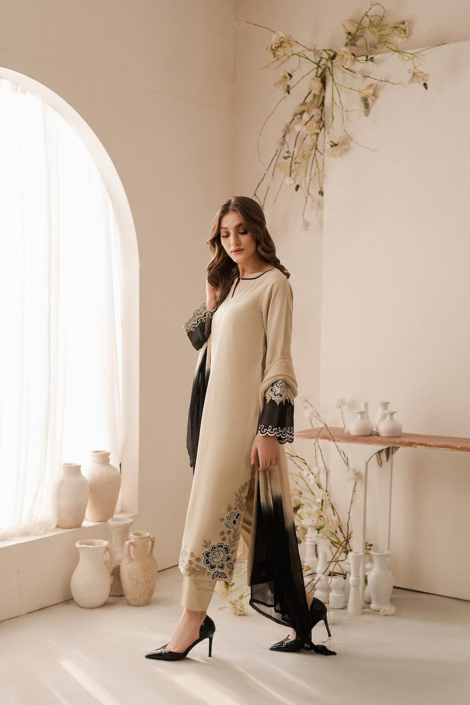 Saafora Embroidered Lawn 3pc