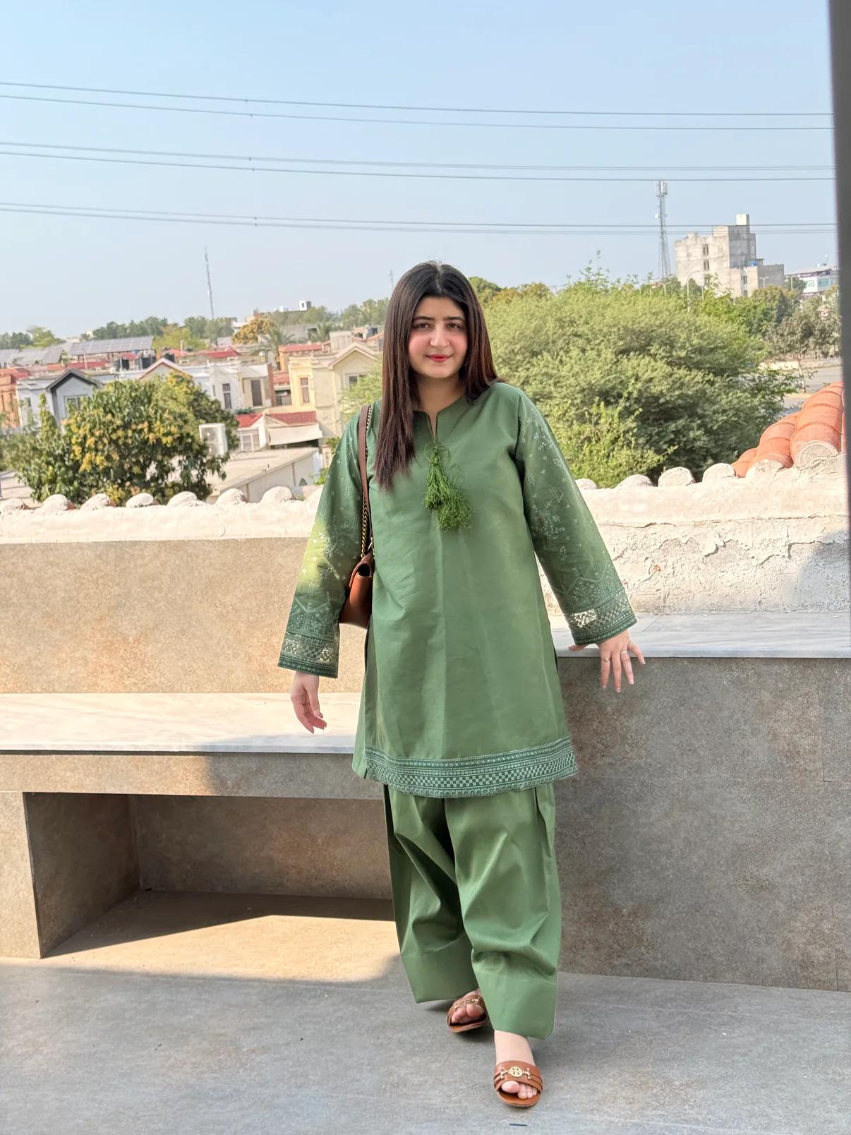 Grace Embroidered Furshi Shalwar