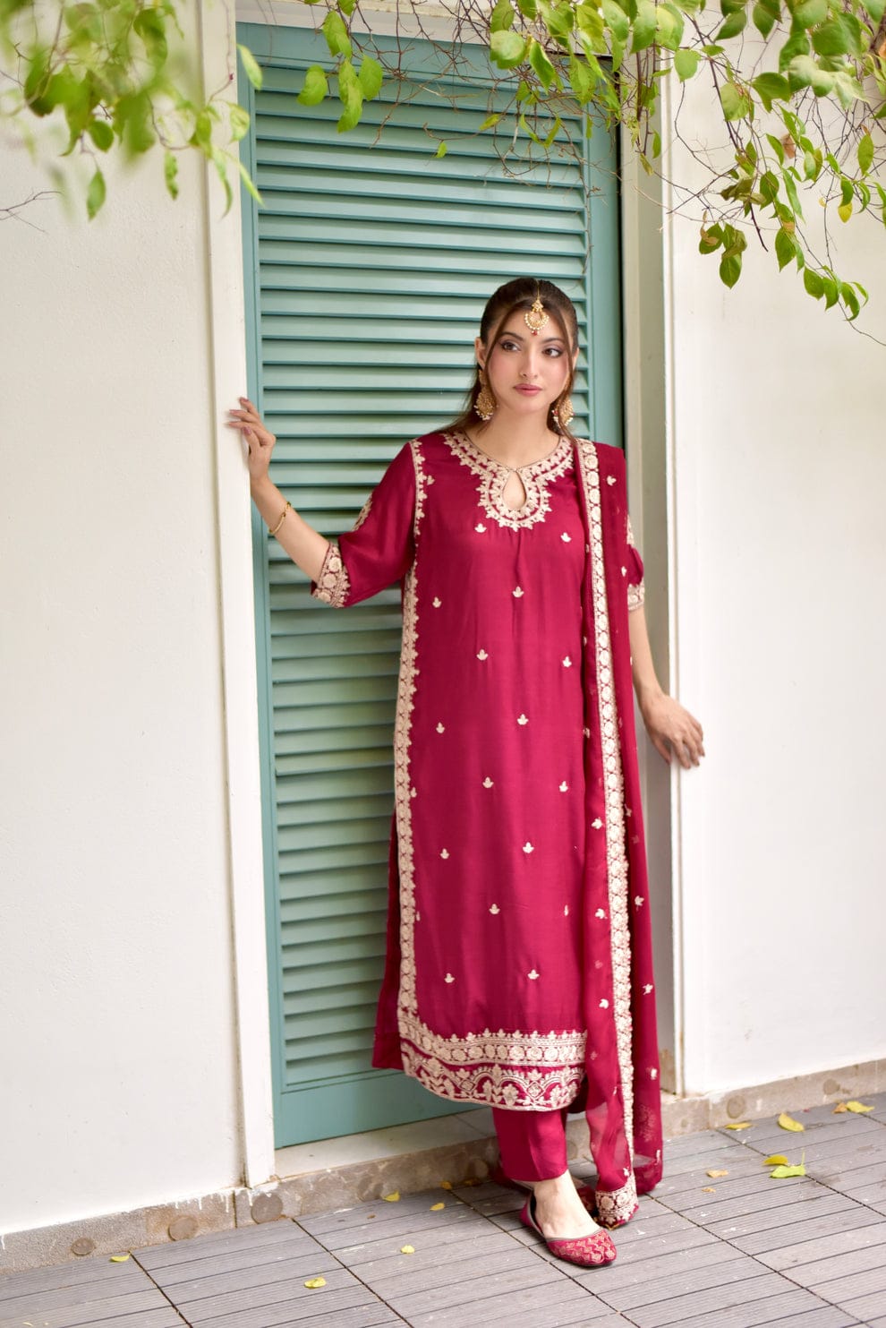 Mushk Embroidered 3pc