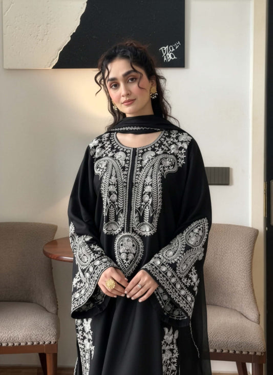 Abruh Luxury  Embroidered 3pc