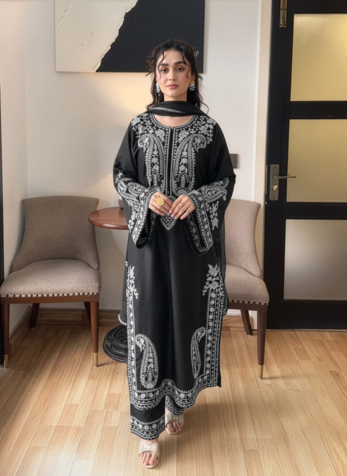 Abruh Luxury  Embroidered 3pc