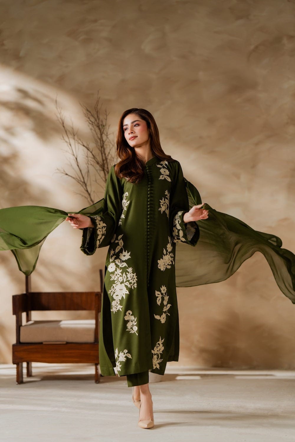 Mareena Embroidered 3pc