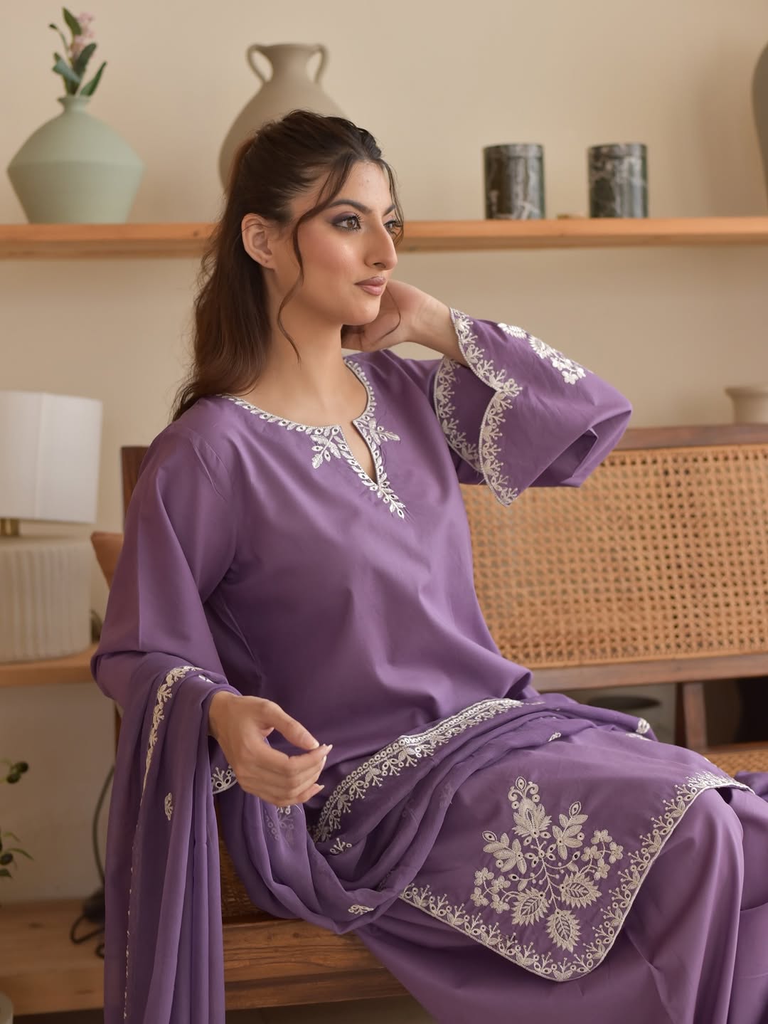 Neelam Embroidered 3pc