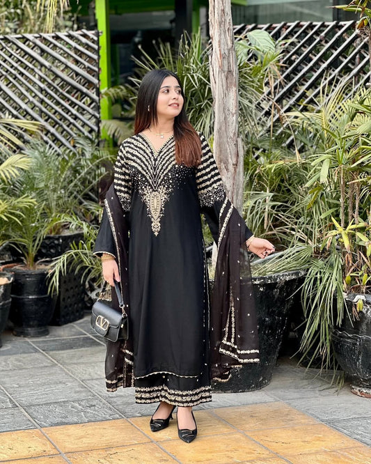Tehzeeb Embroidered 3pc