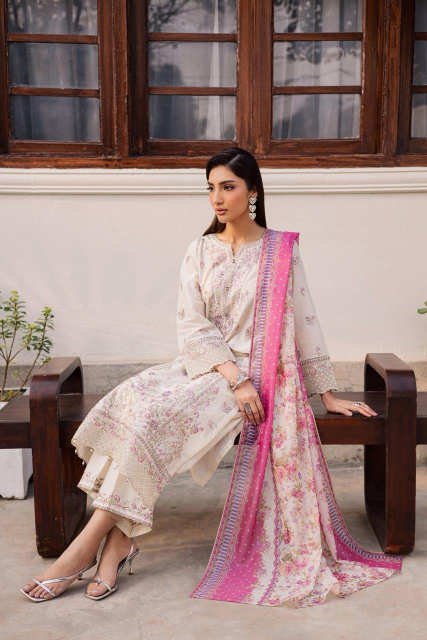 Aneela Embroidered 3pc