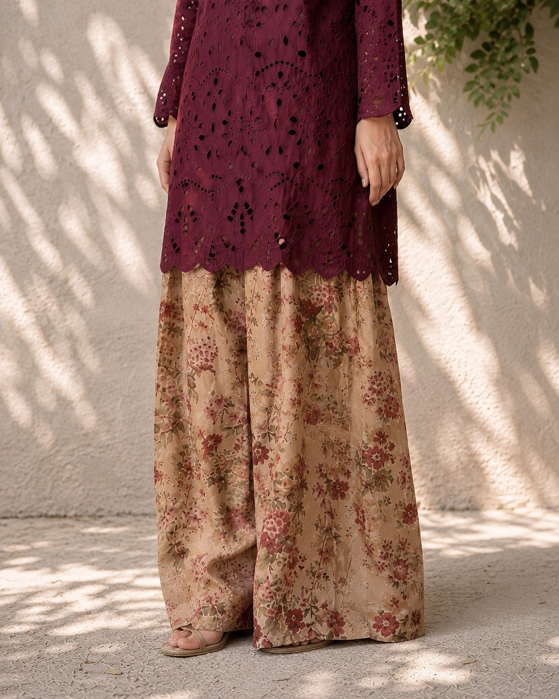 Floral Chicken kari Co-ord set