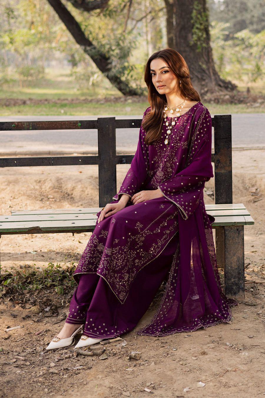 Aneesa Embroidered 3pc