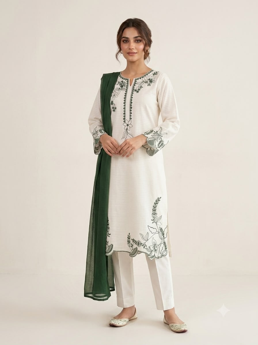 Naina Embroidered 3pc