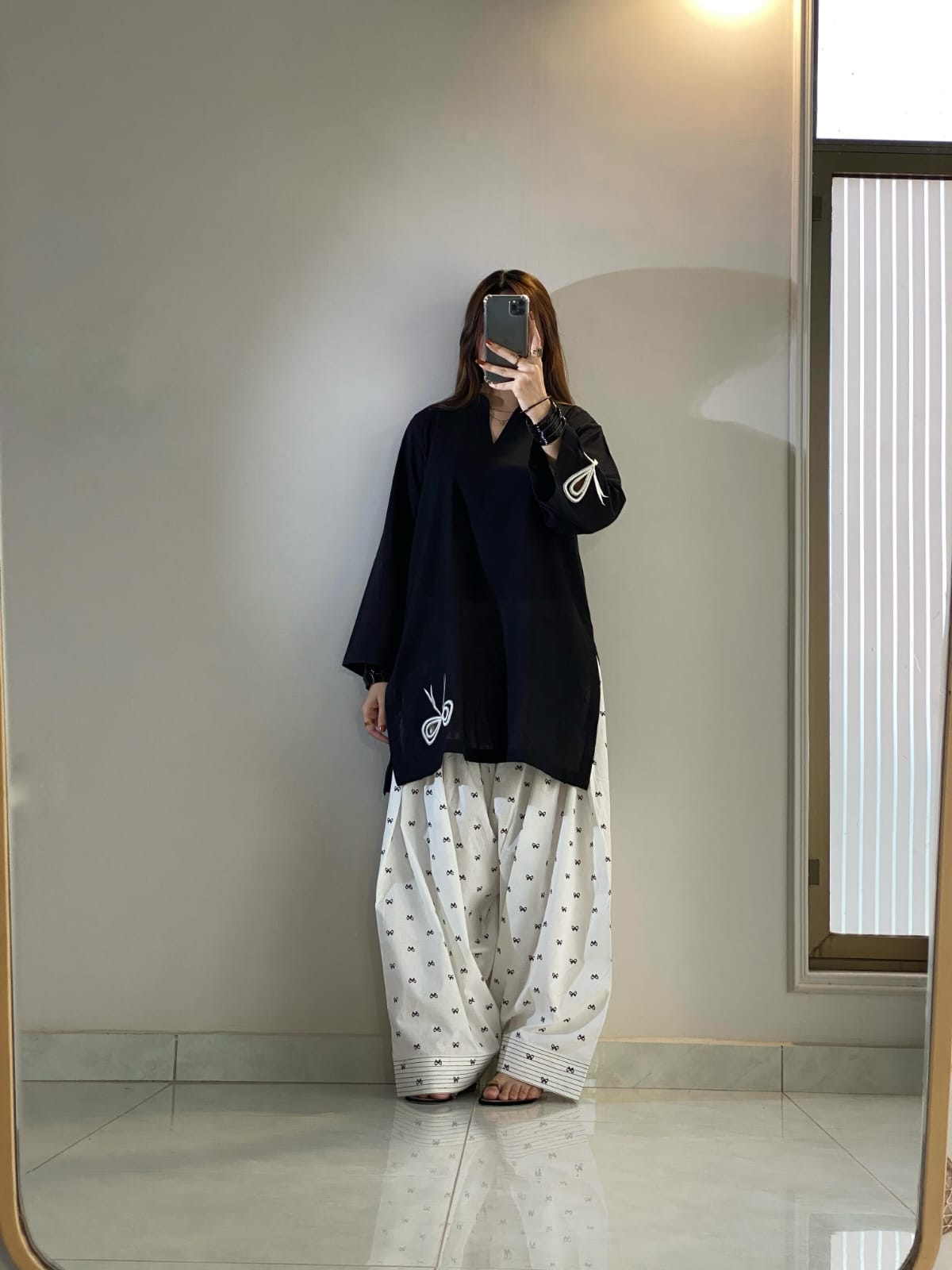 Mini Bow Embroidered Co-ord