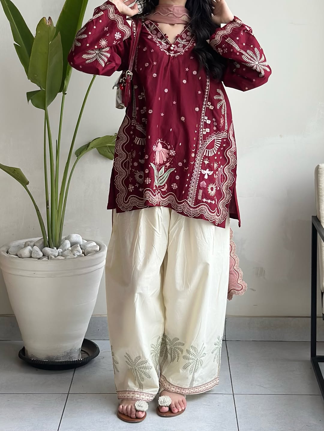 Gulali Embroidered Co-ord