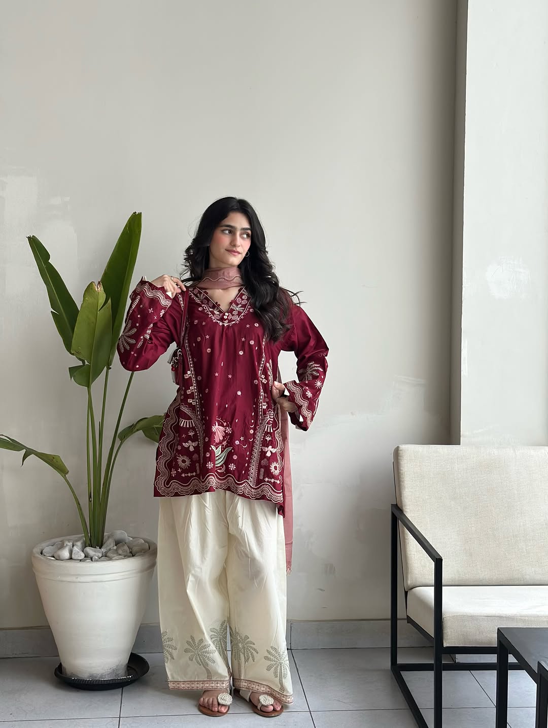 Gulali Embroidered Co-ord