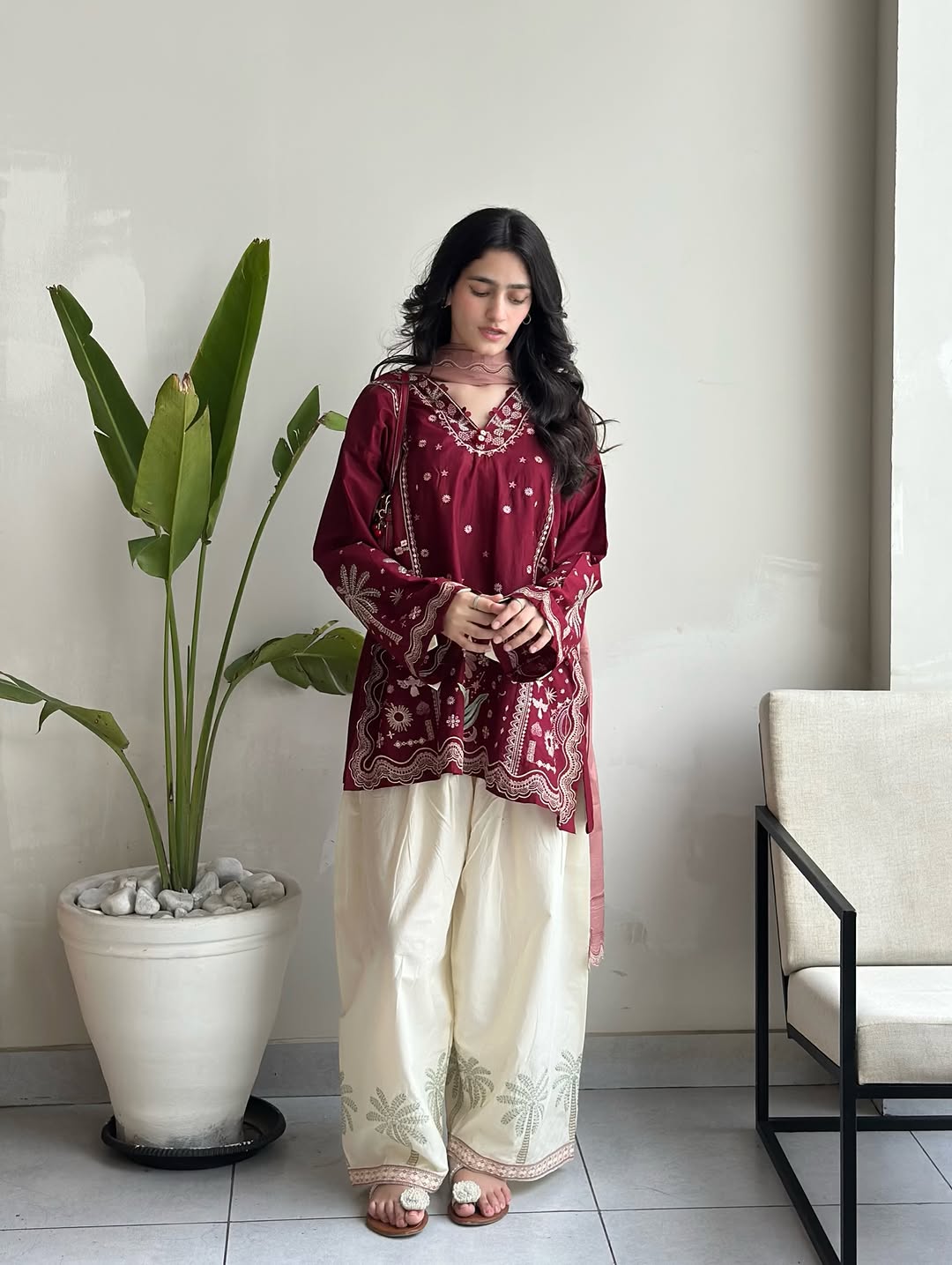 Gulali Embroidered Co-ord