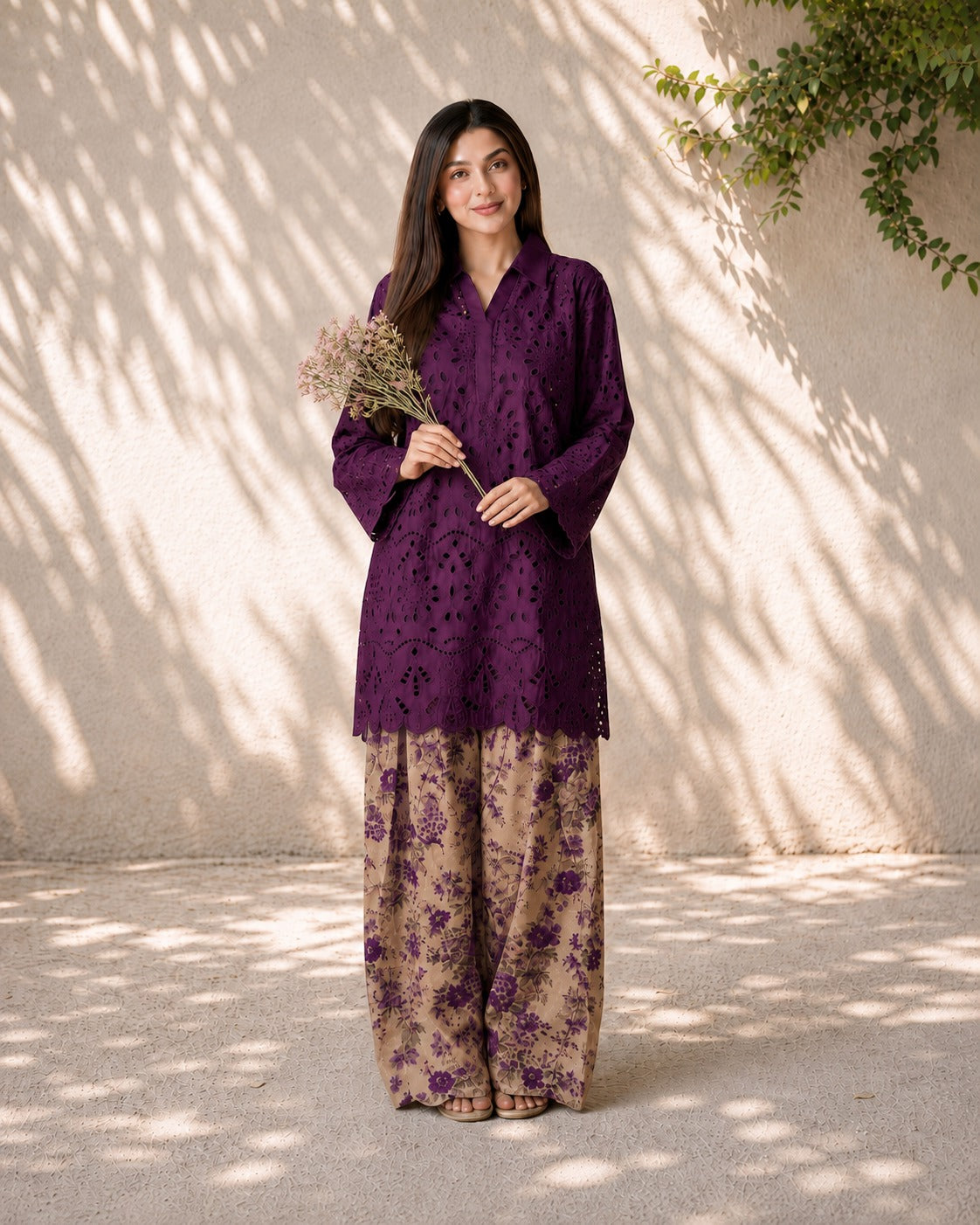 Puple Aura Co-ord Set