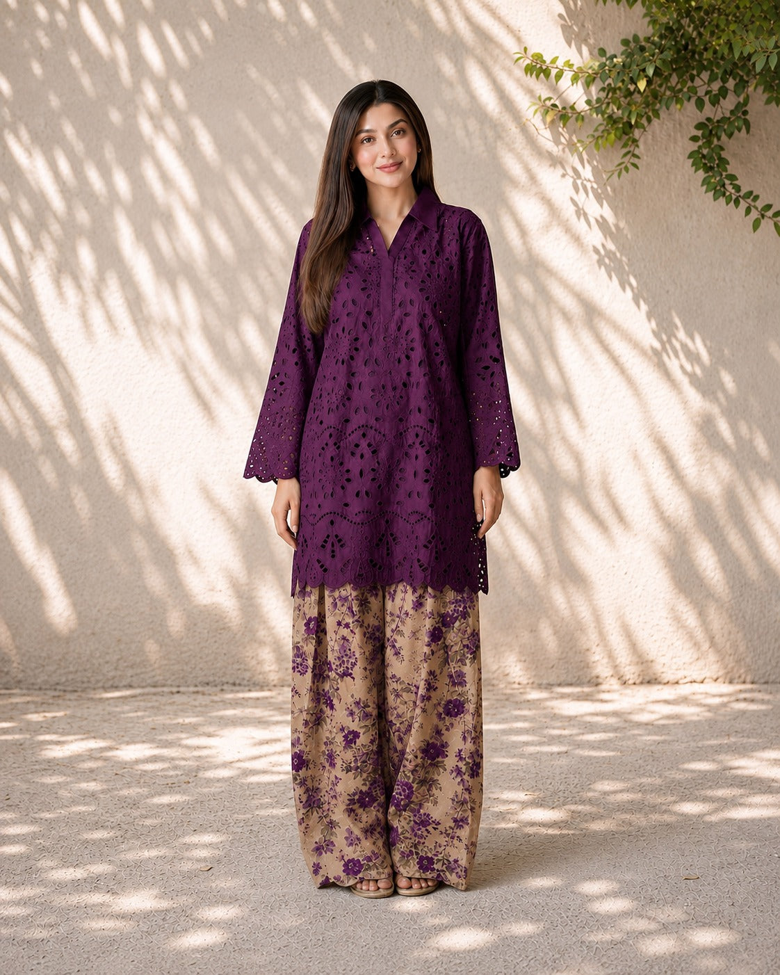 Puple Aura Co-ord Set