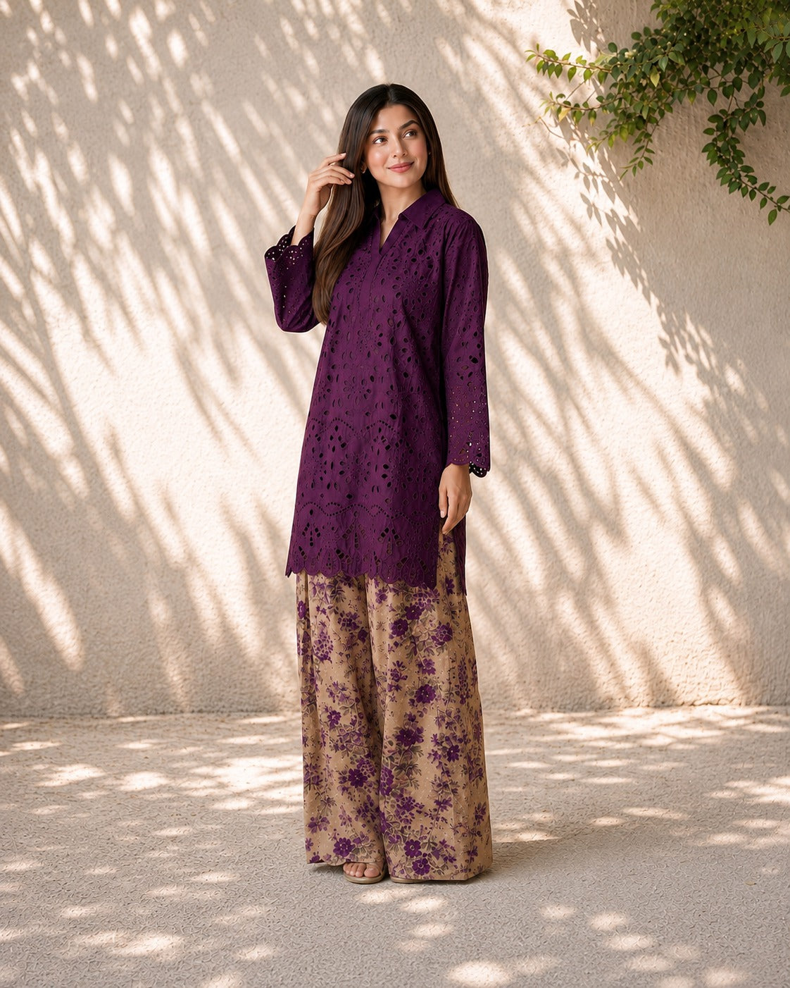 Puple Aura Co-ord Set