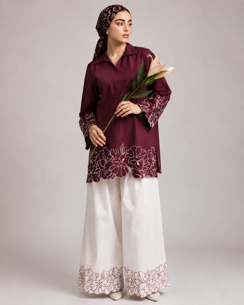 Cameli Embroidered Co-ord