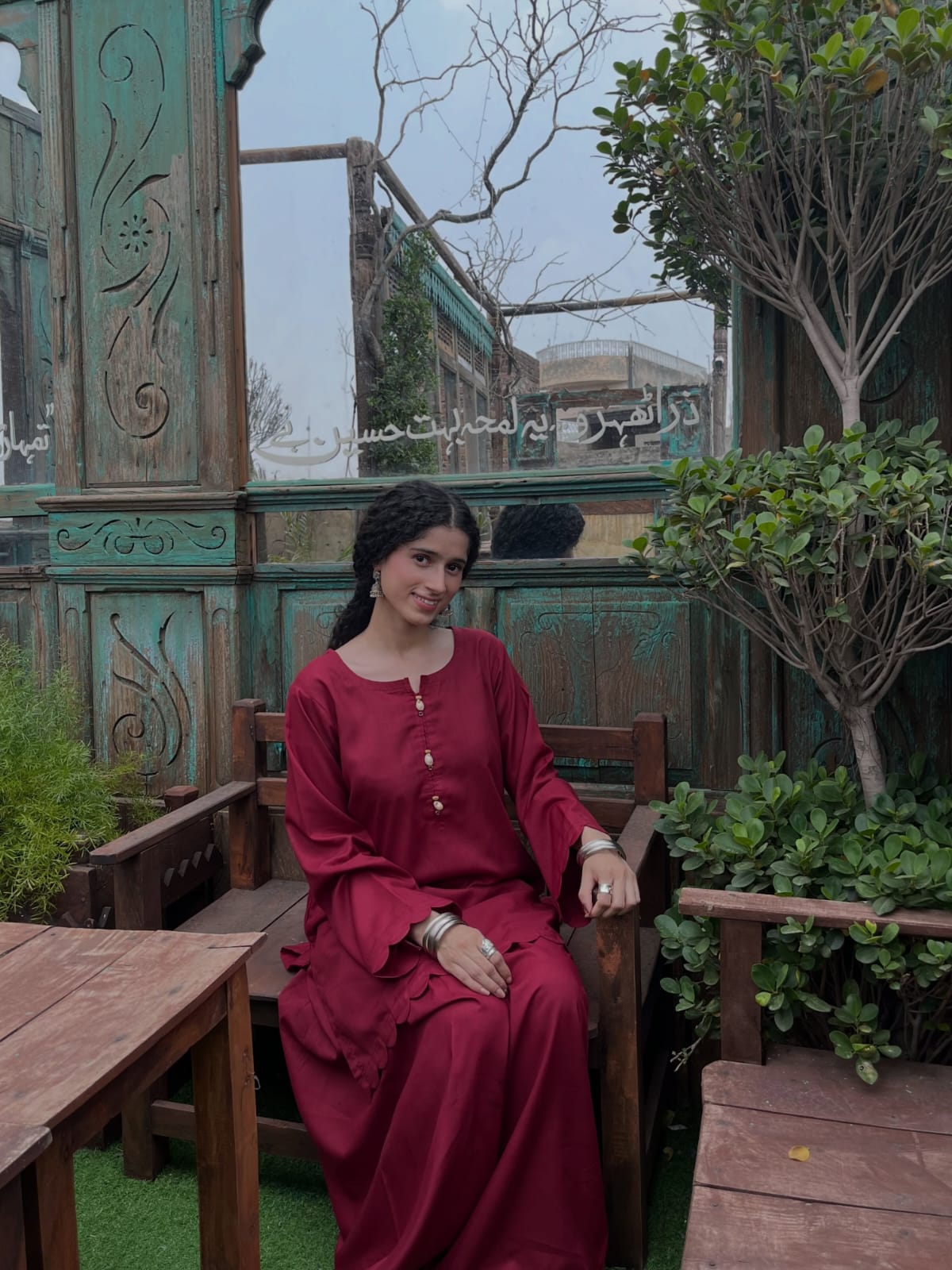 Deep Maroon Co-ord Set