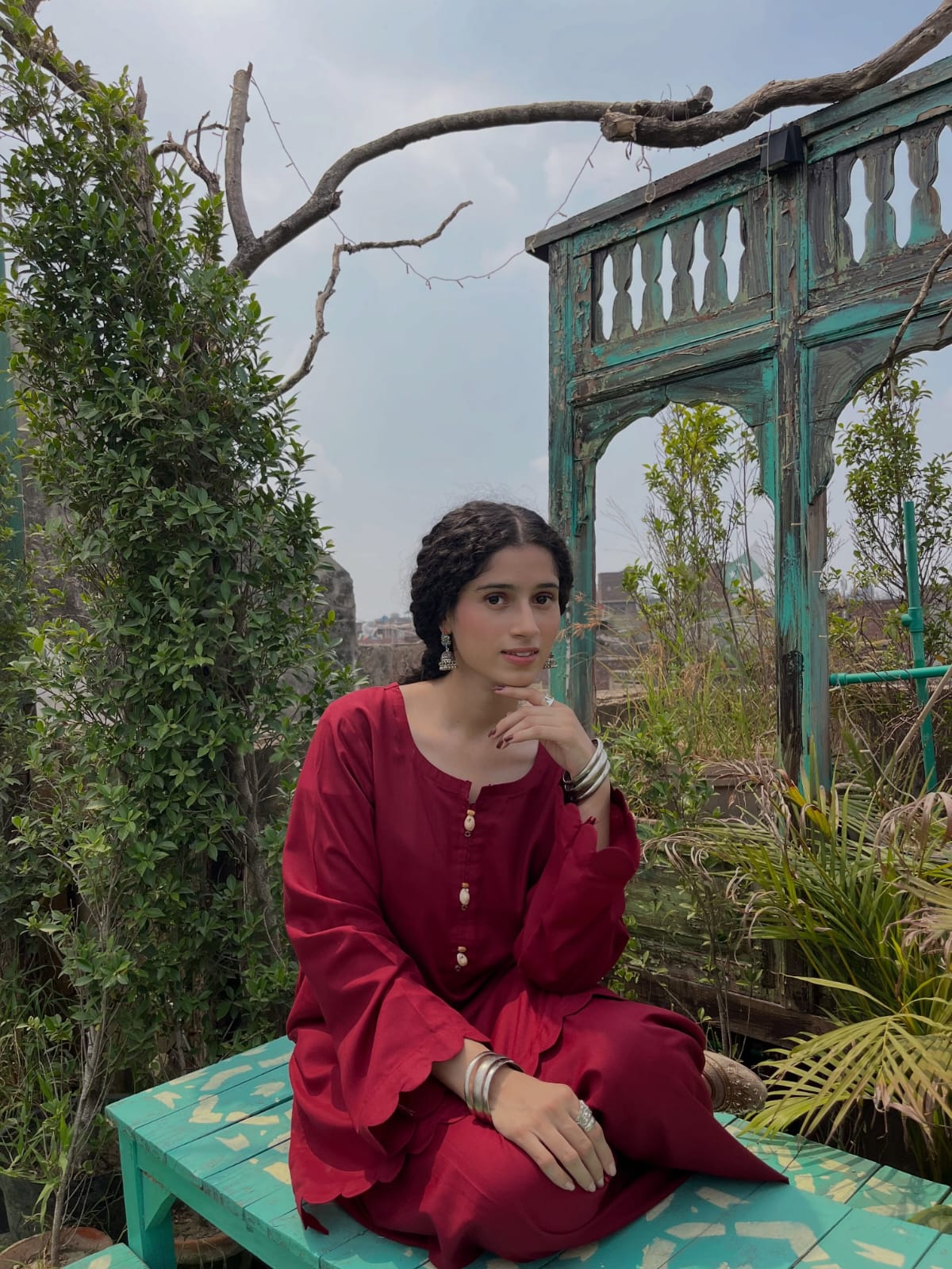 Deep Maroon Co-ord Set