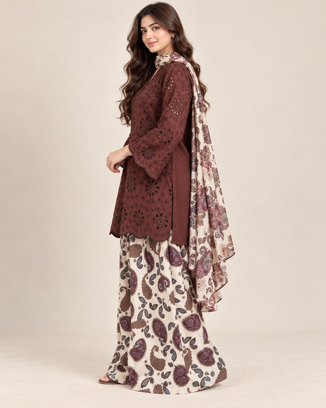 Rosewood Romance Embroidered Co-ord