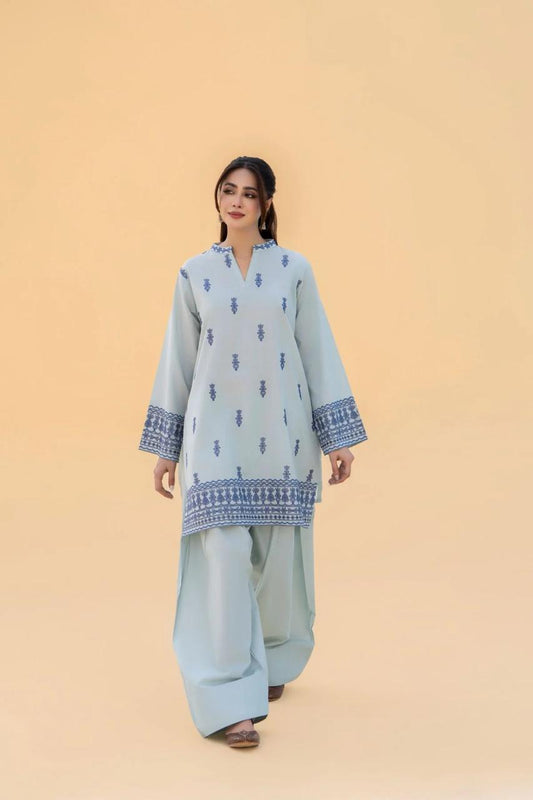 DilRuba Embroidered Furshi set
