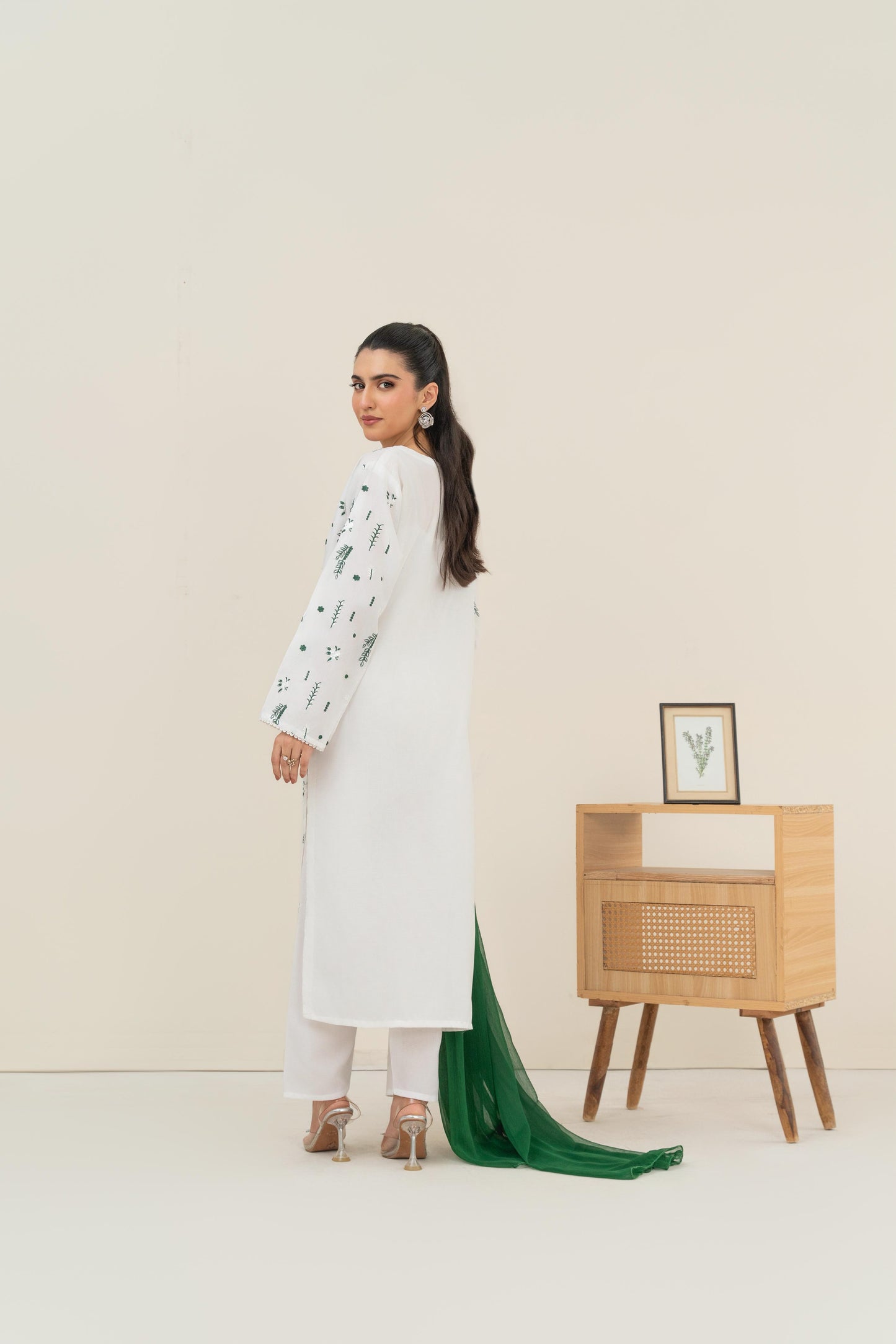 diana-green Emb 3pc
