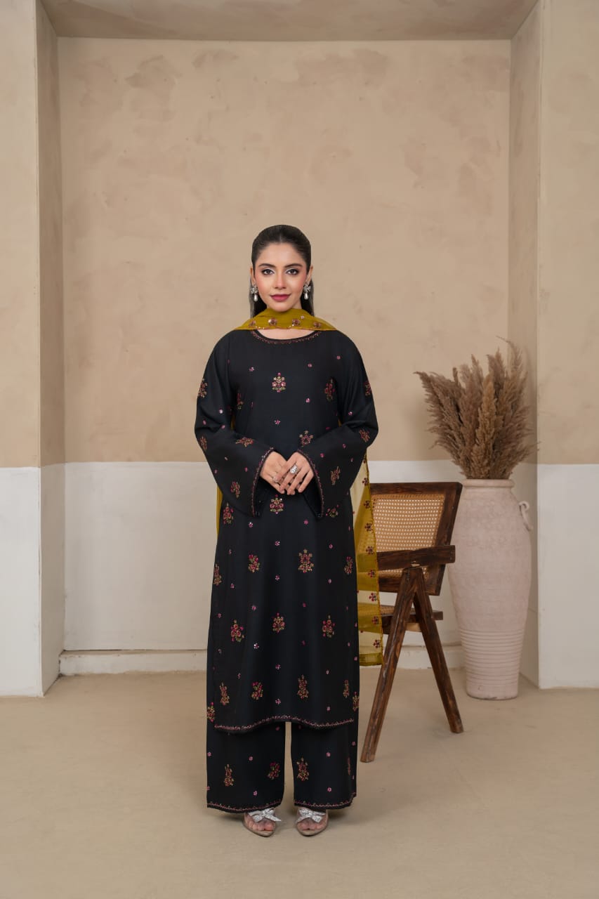 Allyure Embroidered 3pc