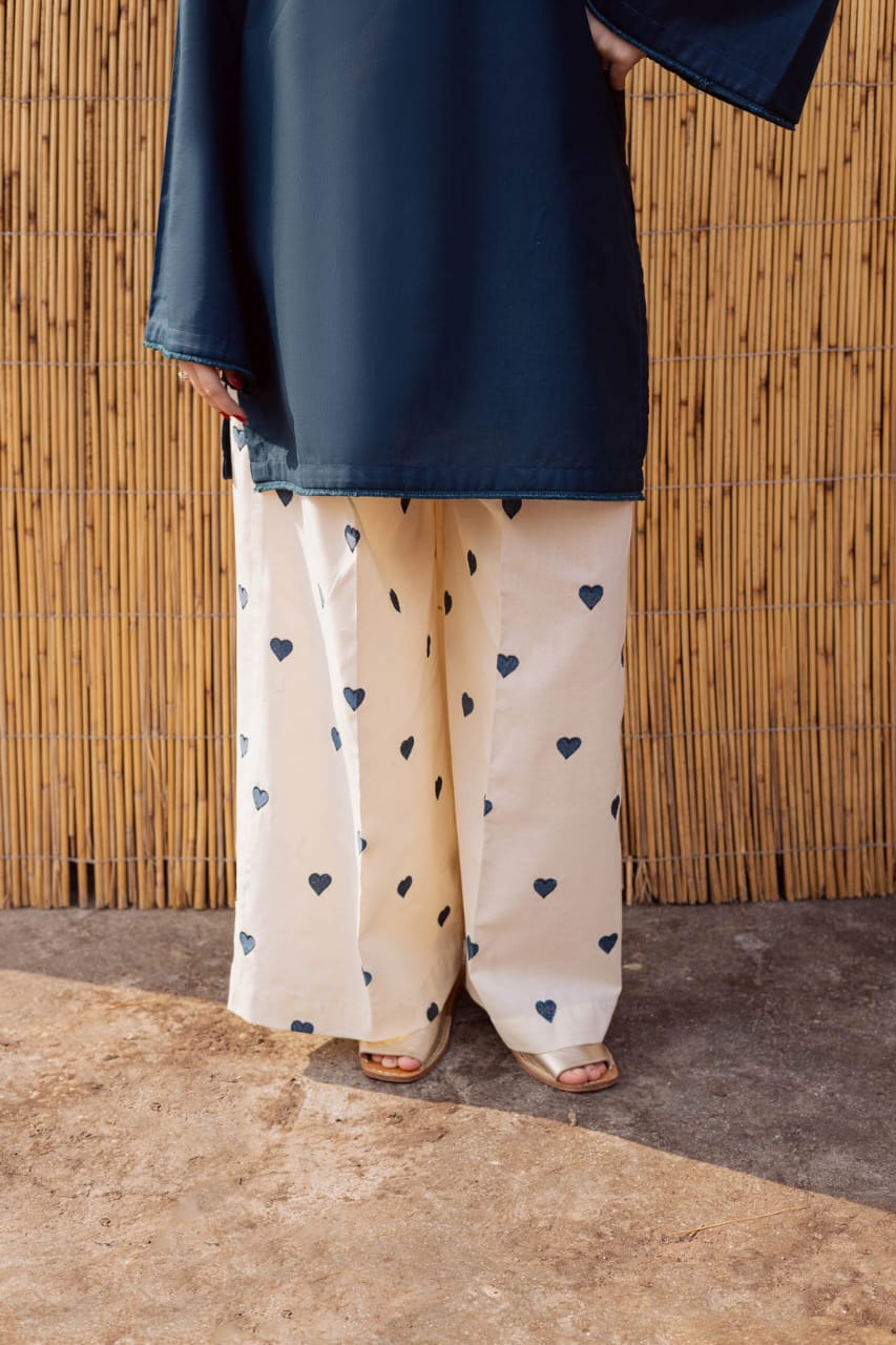Blue Bella Emb Co-ord Set
