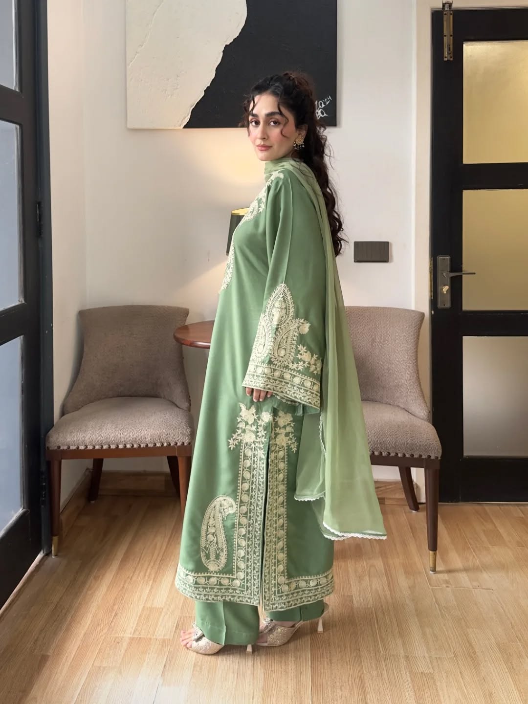 Afreen Embroidered 3pc