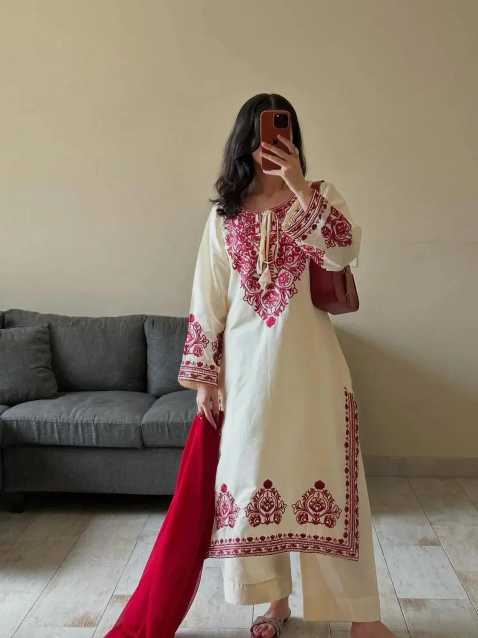 Laal Bahar Embroidered 3pc