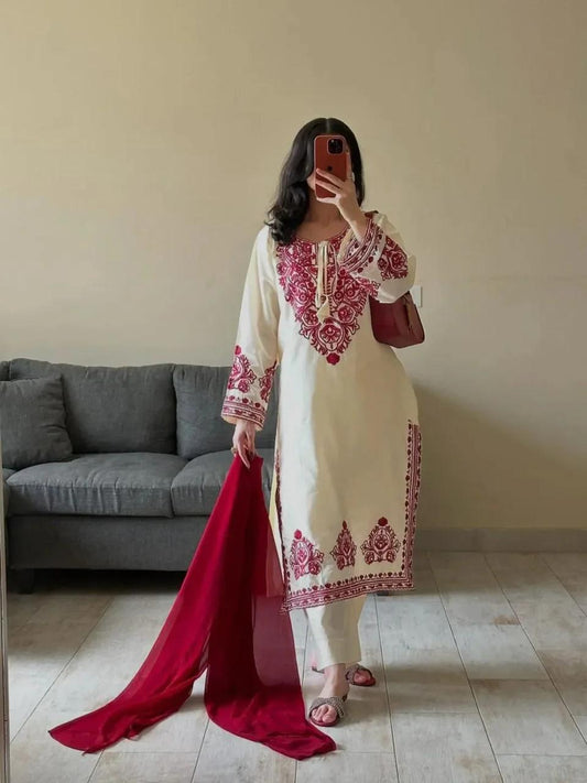 Laal Bahar Embroidered 3pc