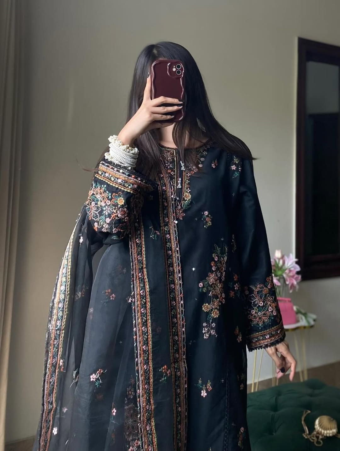 Hareem Embroidered 3pc