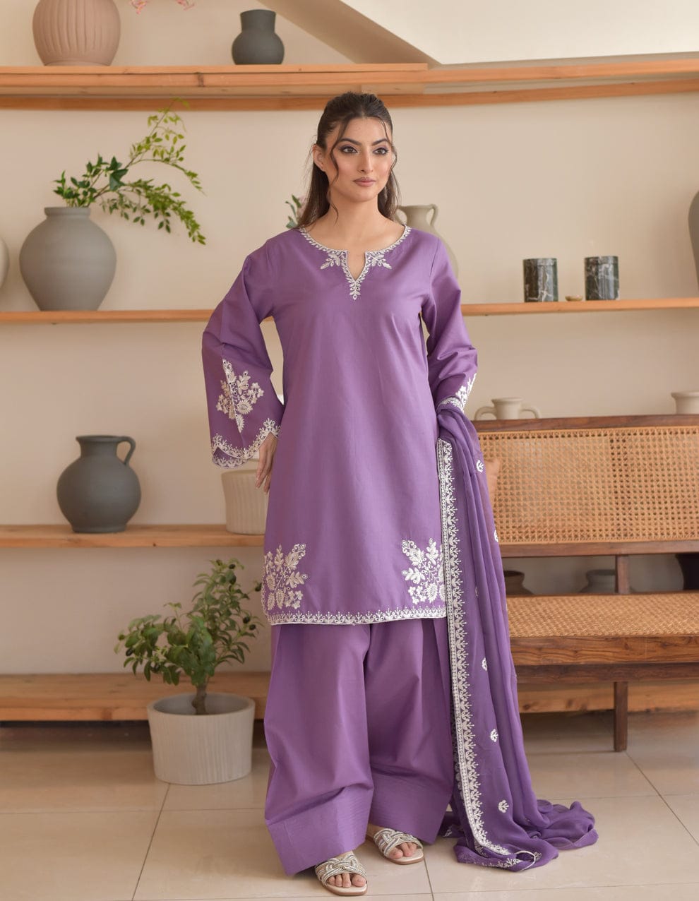 Neelam Embroidered 3pc