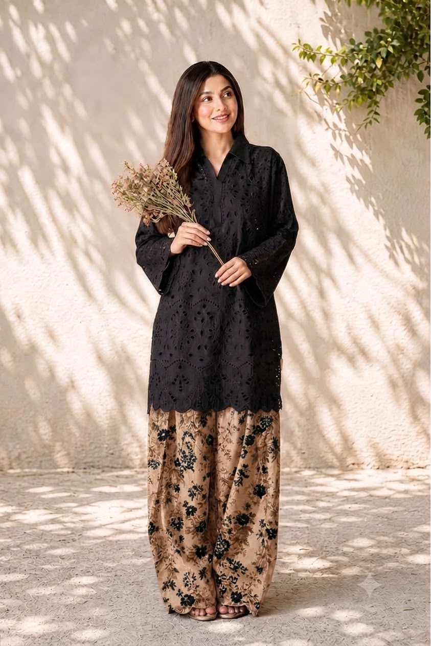 Floral Chicken kari Co-ord set
