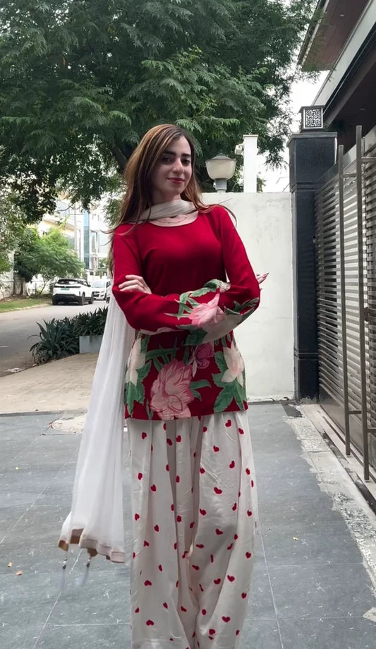 Red Rose Co-ord